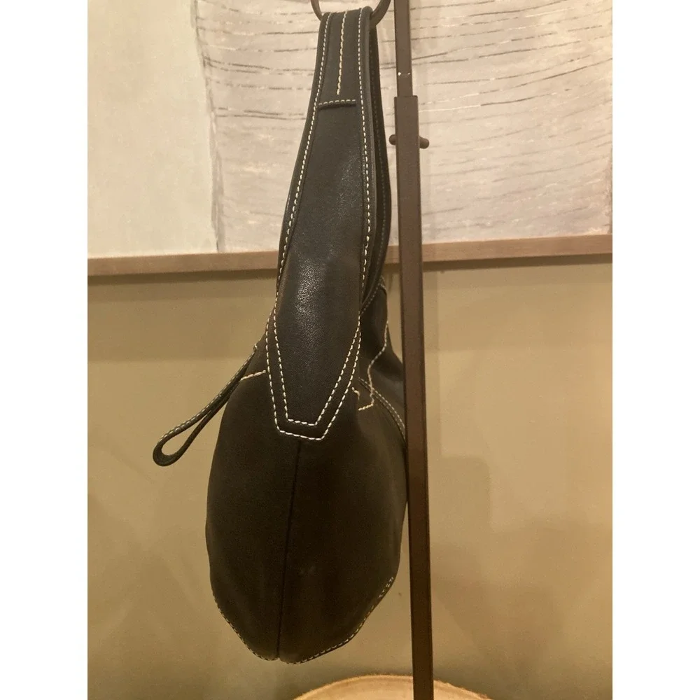 Coach Vintage Leather Ergo 10739‎ Shoulder Bag In Black Y2K Hard 2 Find Rare